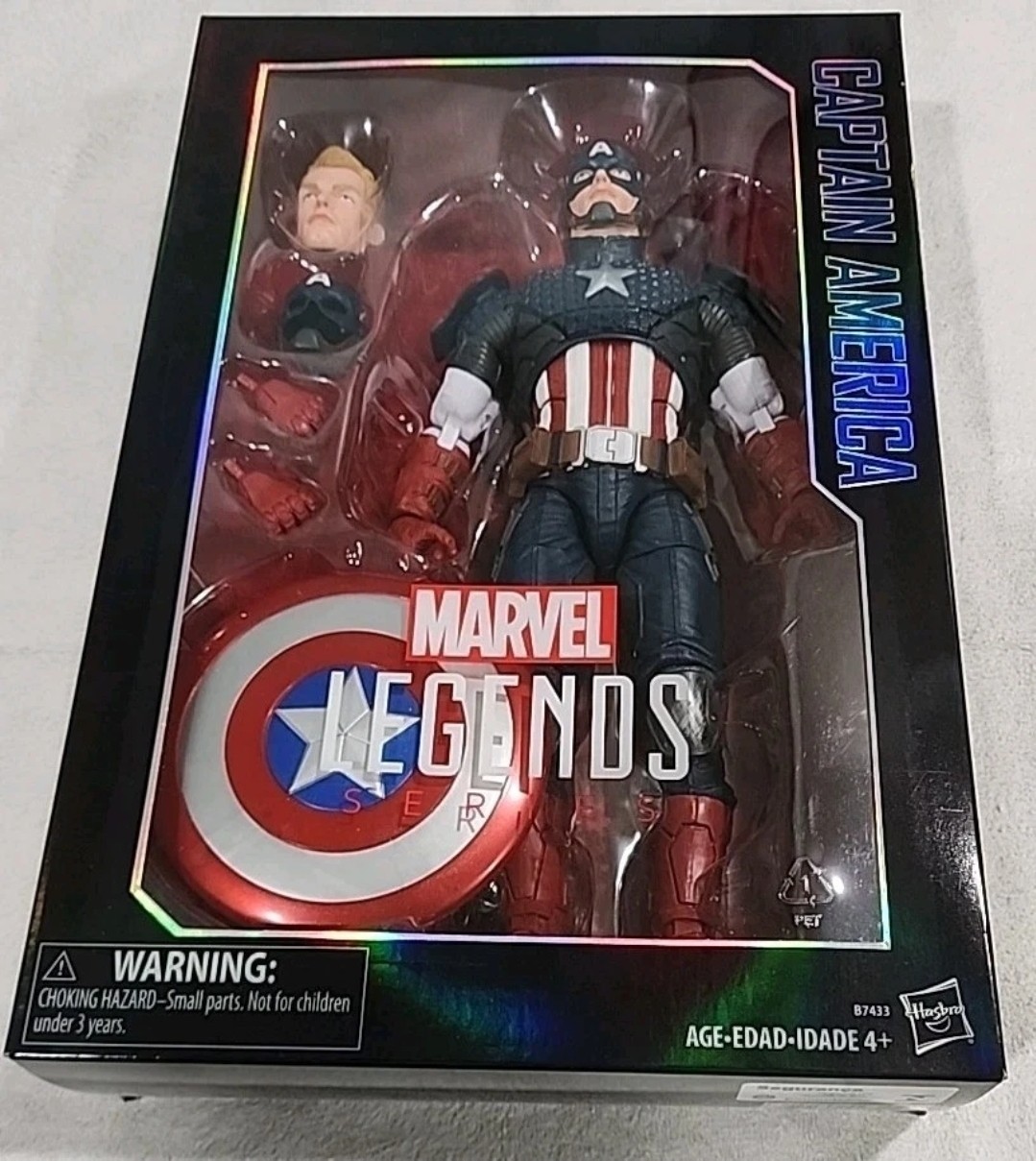 Marvel Legends Series Modellino CAPTAIN AMERICA 12" 2015 Hasbro Nuovo