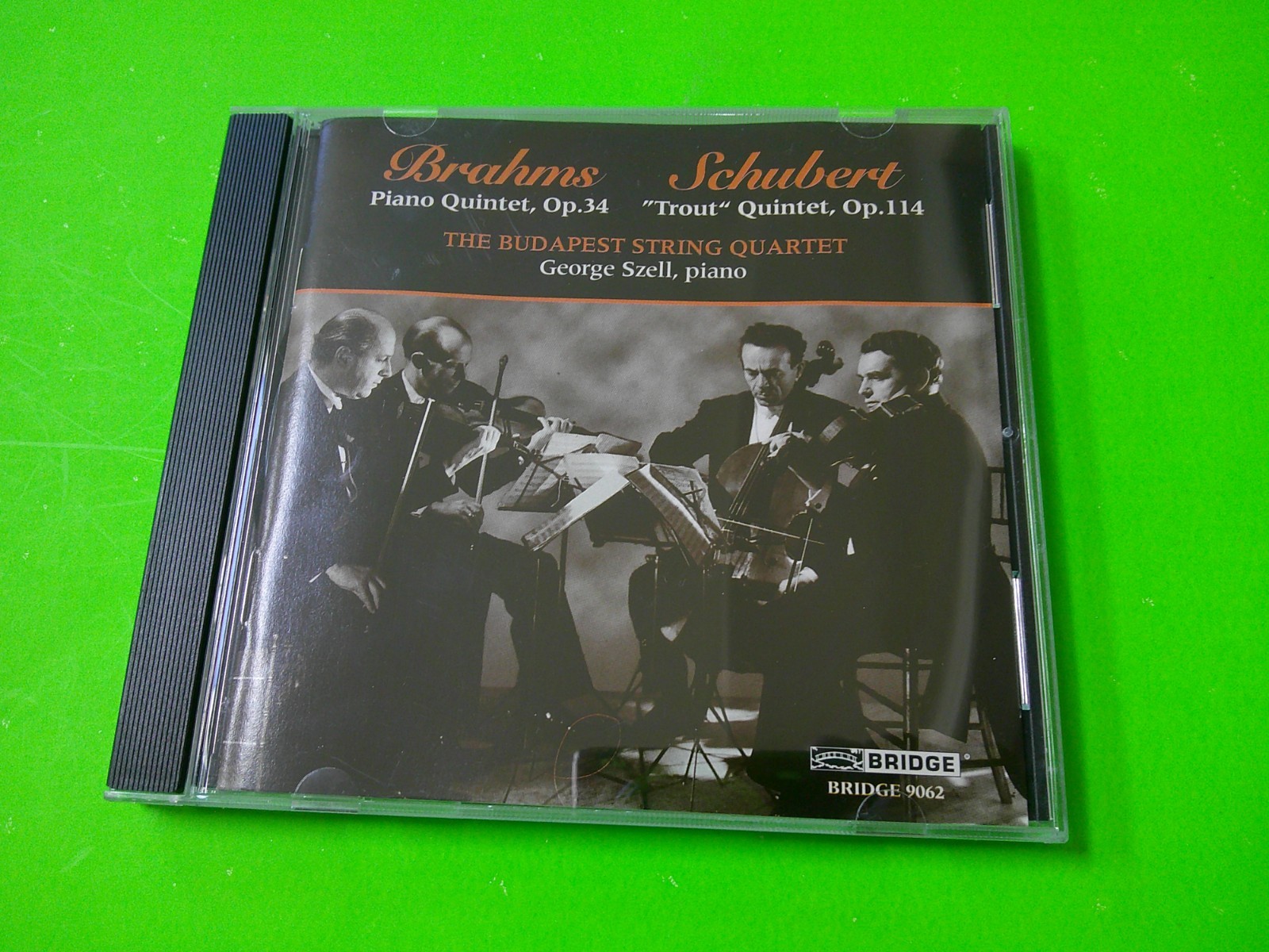 (CD) Brahms/Schubert quintets (George Szell/ Budapest Quartet)  *SEE BELOW*