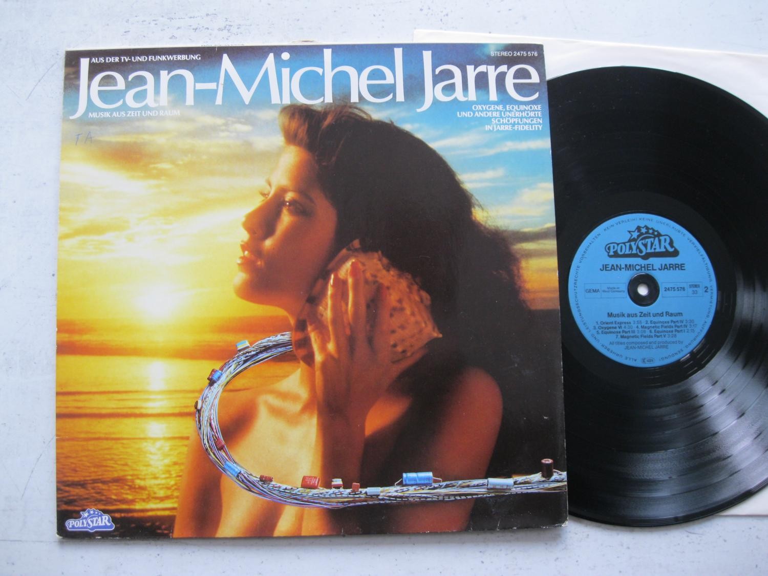 LP Jean-Michel Jarre Musik Aus Zeit und Raum polystar