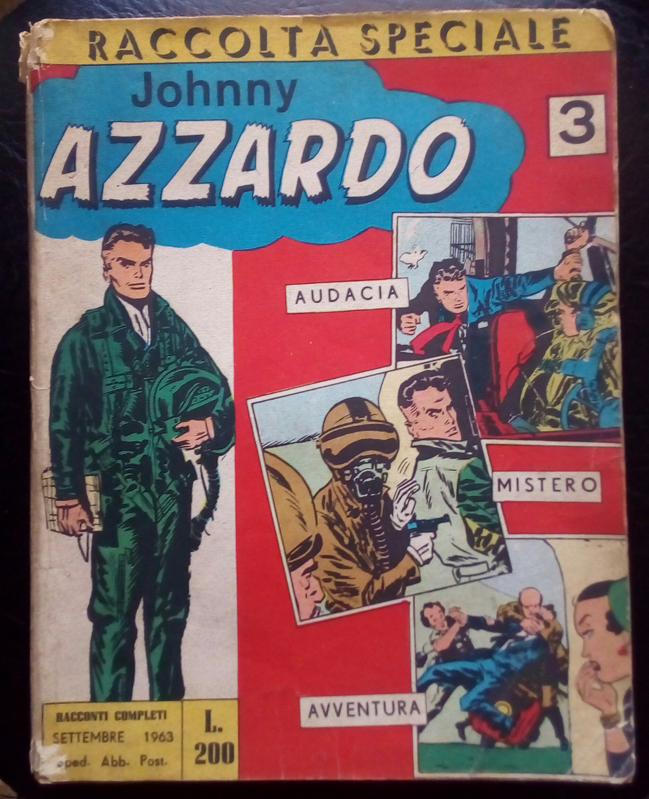 JOHNNY AZZARDO RACCOLTA SPECIALE NUMERO 3 FUMETTO VINTAGE 1963