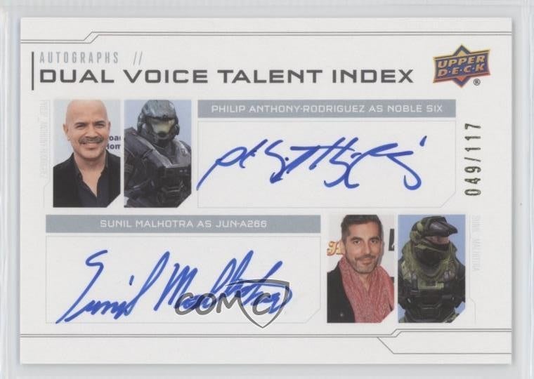 2024 Halo Legacy Collection Philip Anthony-Rodriguez Sunil Malhotra Auto e3n
