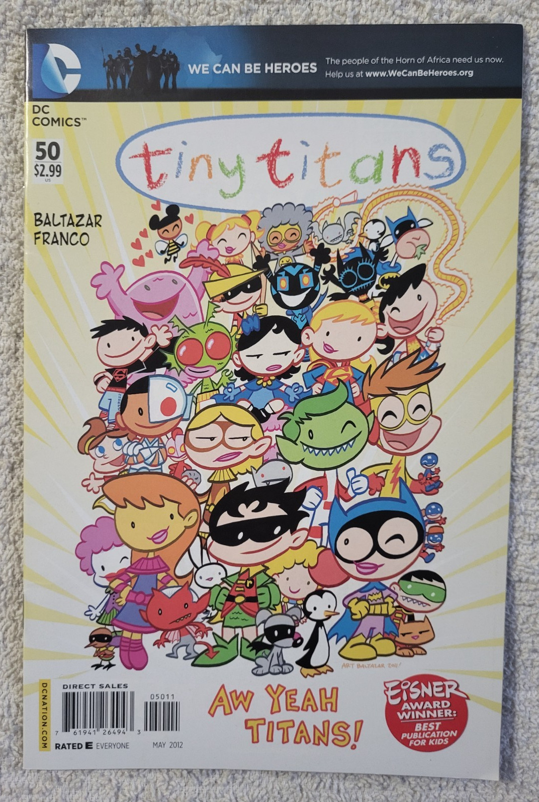 Tiny Titans #50 DC Comics 2012 Aw Yeah Titans !