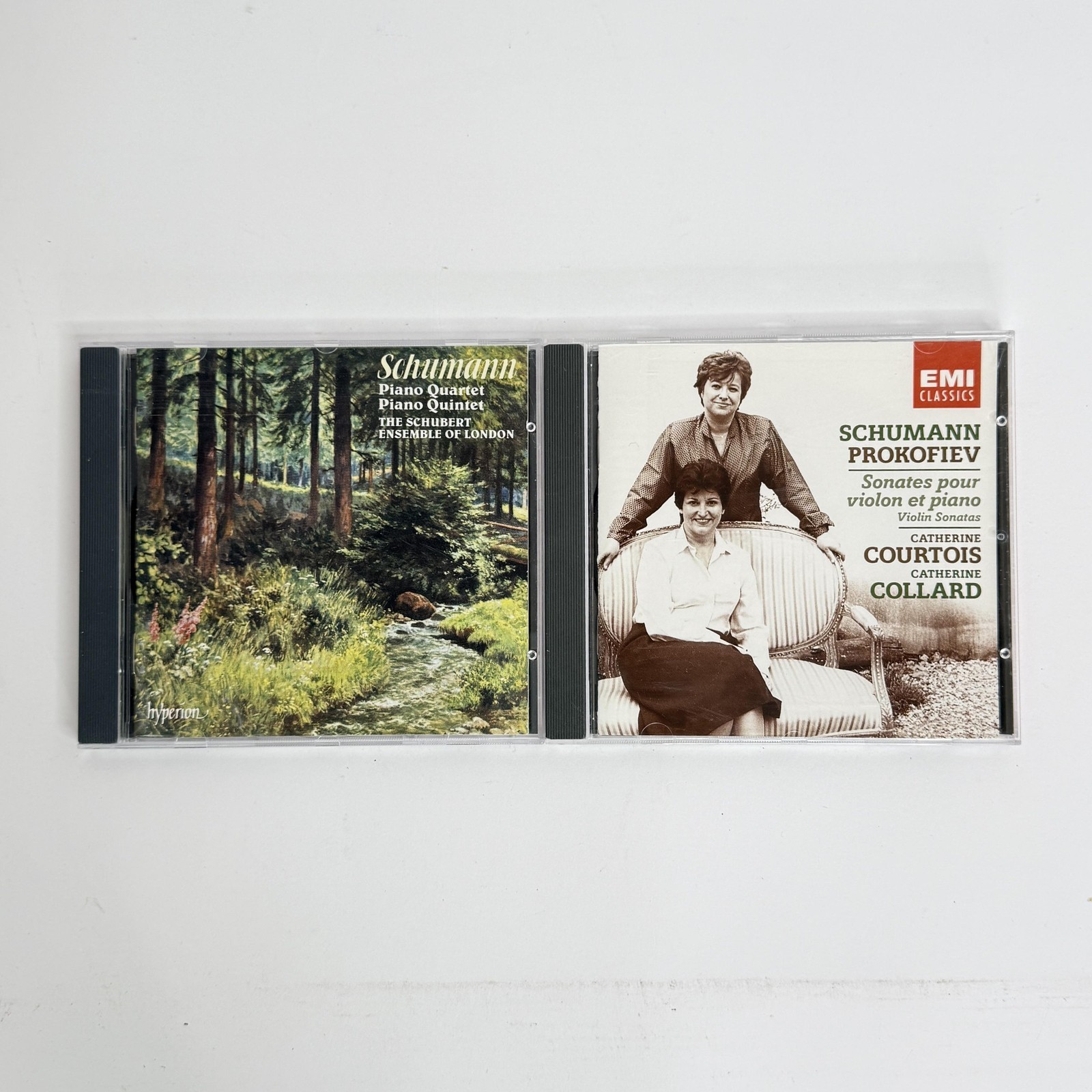 Schumann CD Lot 2 Piano Quintet Quartet Prokofiev Sonatas EMI Hyperion Classical