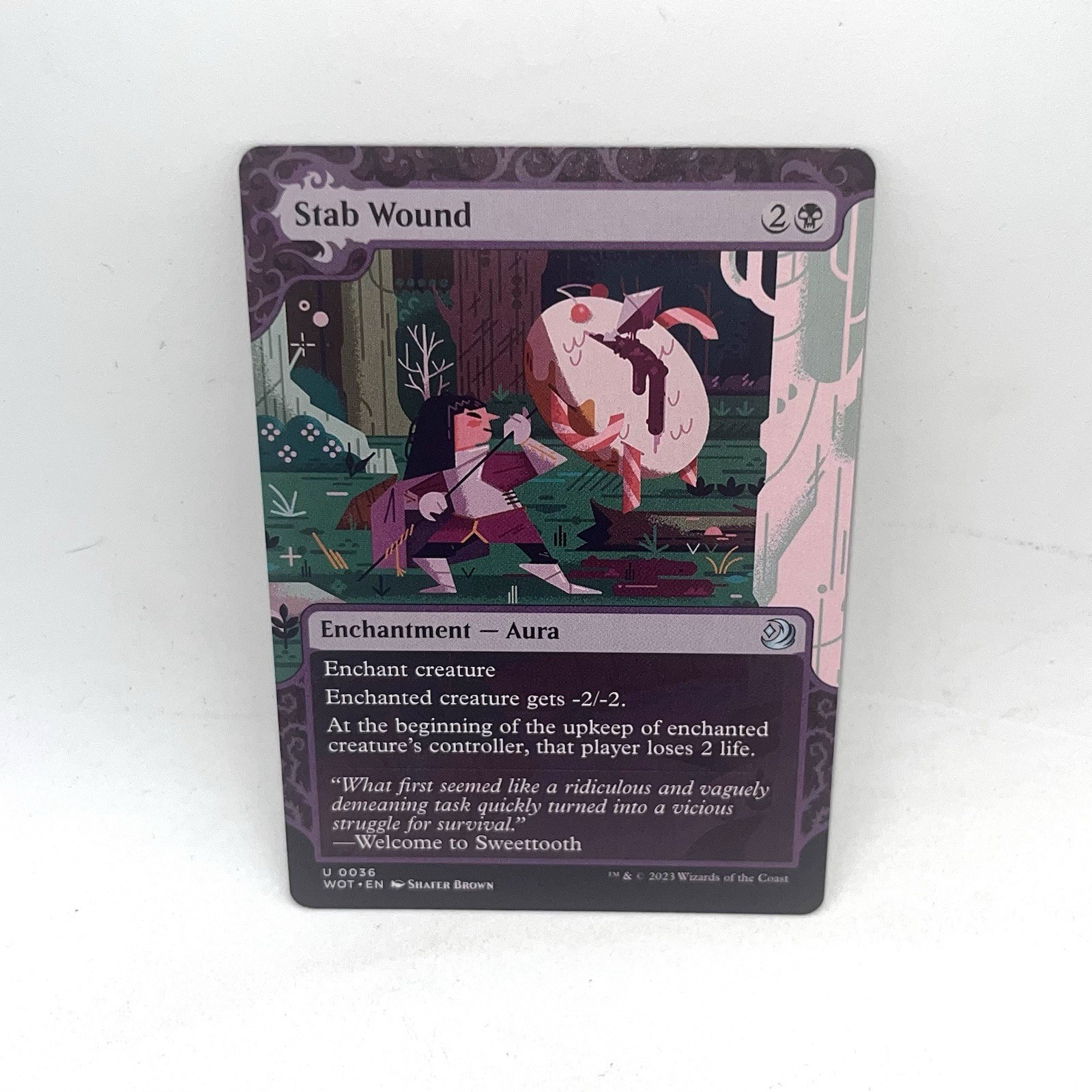 Pugnalato ferita (036) Wilds of Eldraine: Enchanting Tales WOT MTG Magic The Gathering
