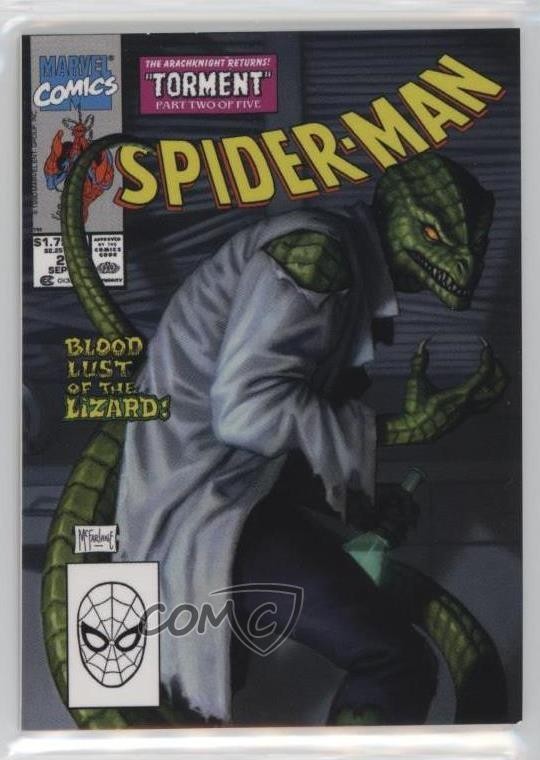Copertina variante Upper Deck Marvel Capolavori 2022 178/1499 Lucertola #16 0q2