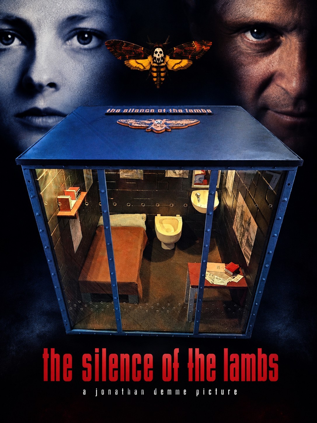 DIORAMA 1/6 FIGURE, IL SILENZIO DEGLI AGNELLI, HANNIBAL LECTER HORROR, HOT TOYS