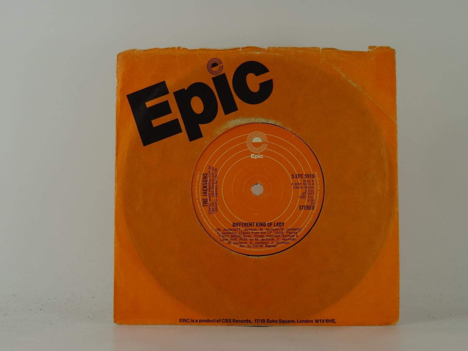 THE JACKSONS DIFFERENT KIND OF LADY (3) 2 Track 7" Single including Picture Slee