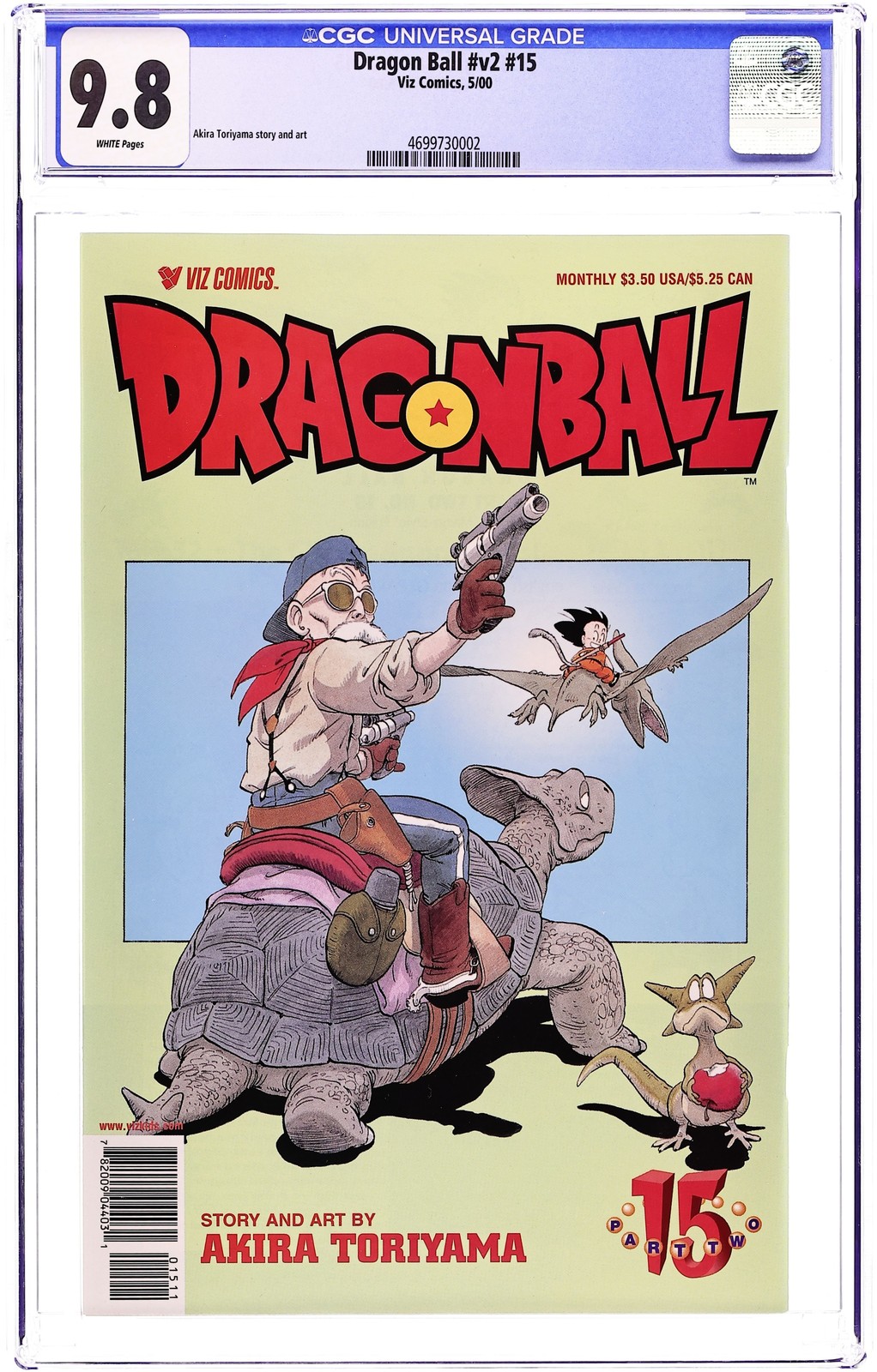 Dragon Ball parte 2 #15 CGC 9.8 2000 4699730002
