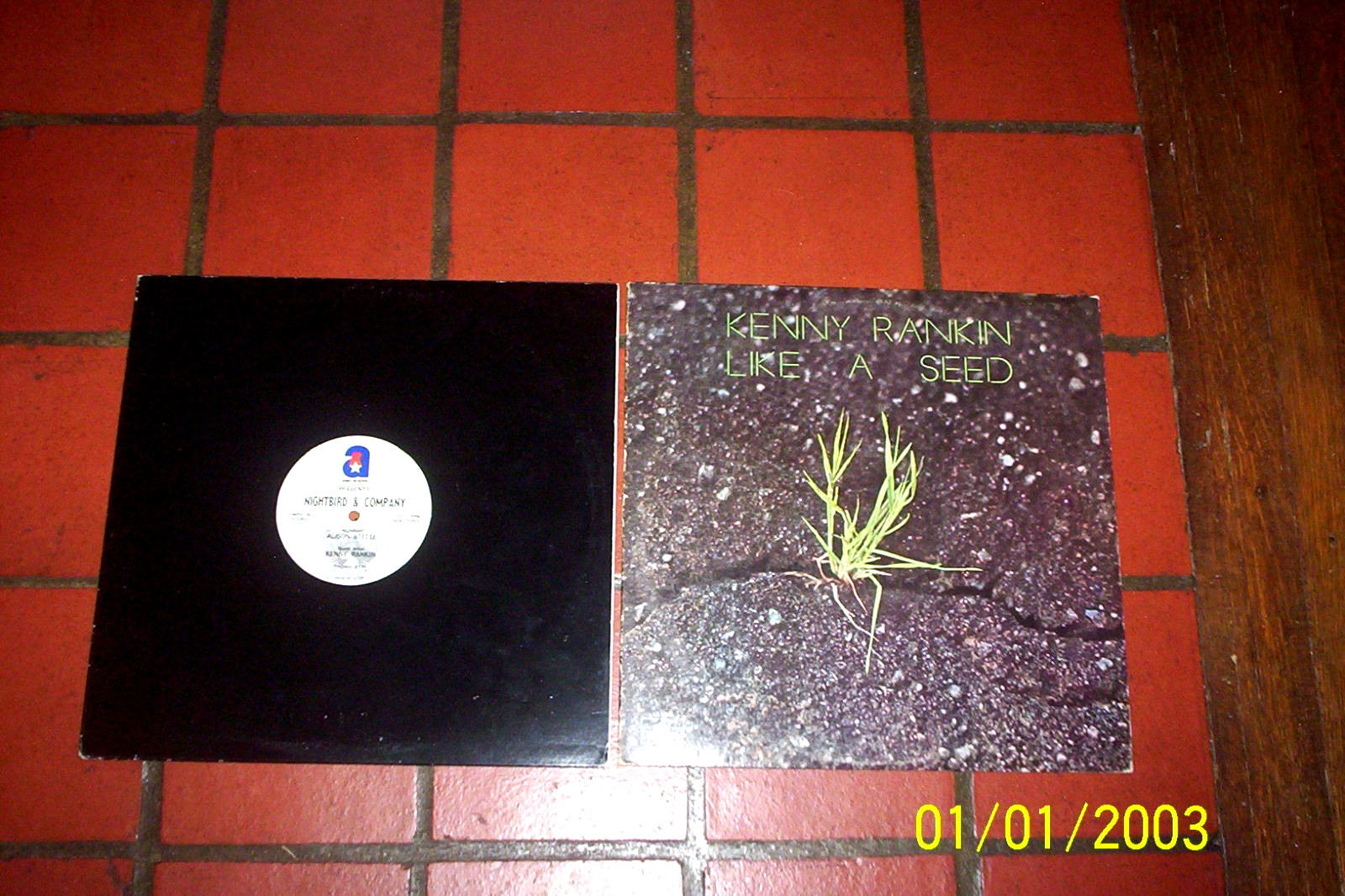 KENNY RANKIN ( 2 ) LP lot: 1972 LIKE A SEED / 1975 PROMO Interview ARMY RESERVE