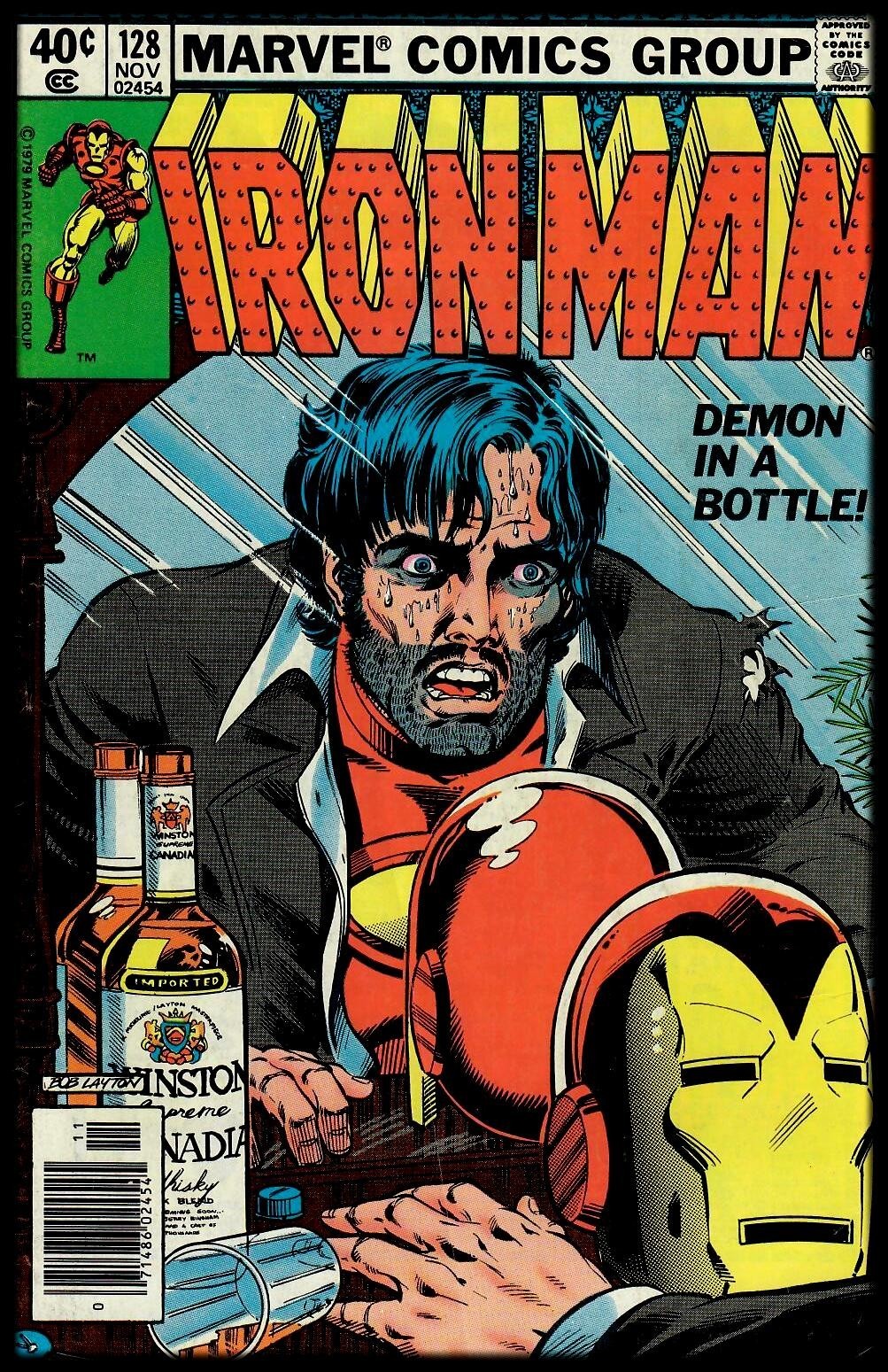 Iron Man (serie 1968) #128 "Demone nella bottiglia" 1° stampa (Marvel, novembre 1979)