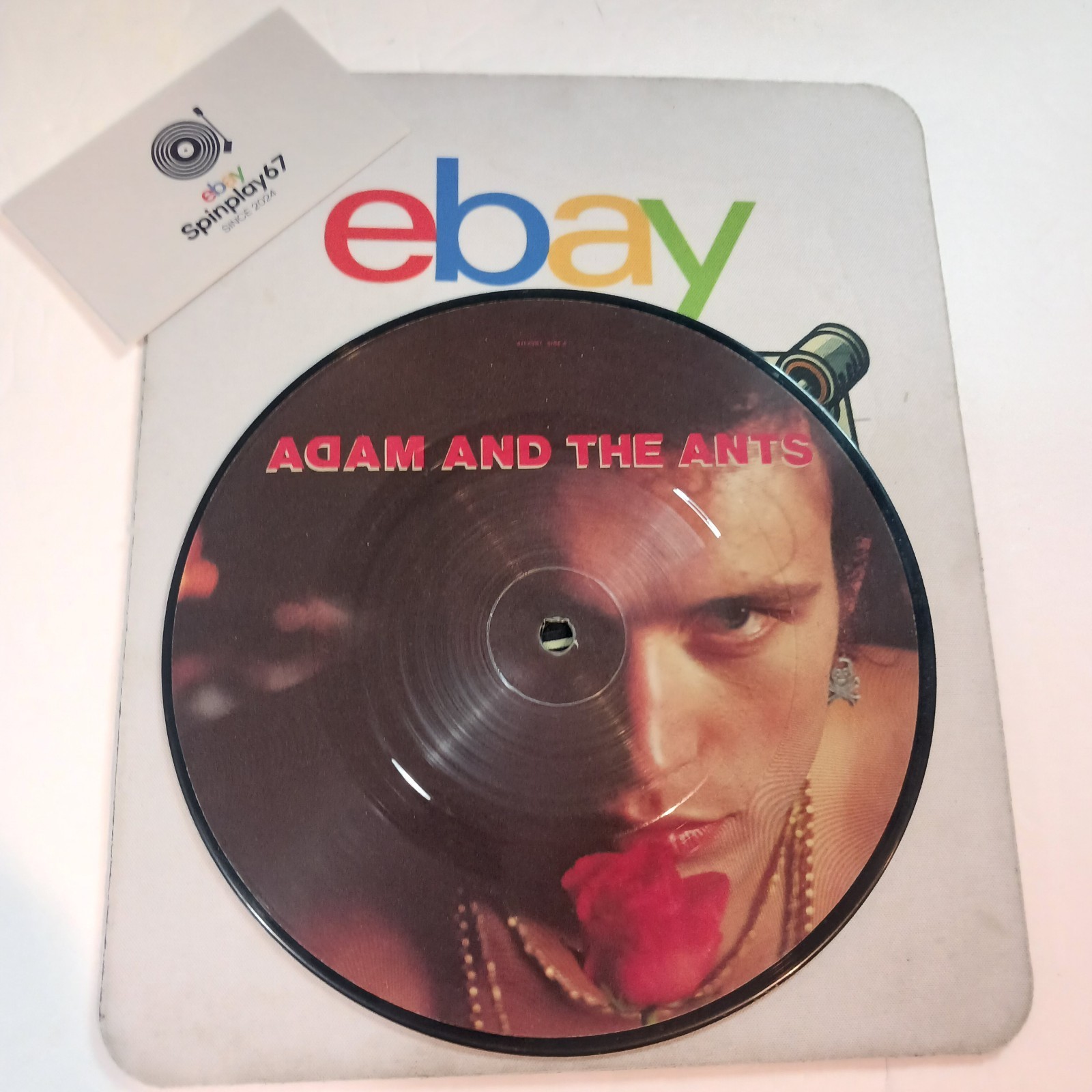 Adam And The Ants Goody Two Shoes & Red Scab 7Inch 45 Picture Disc VInyl Limited