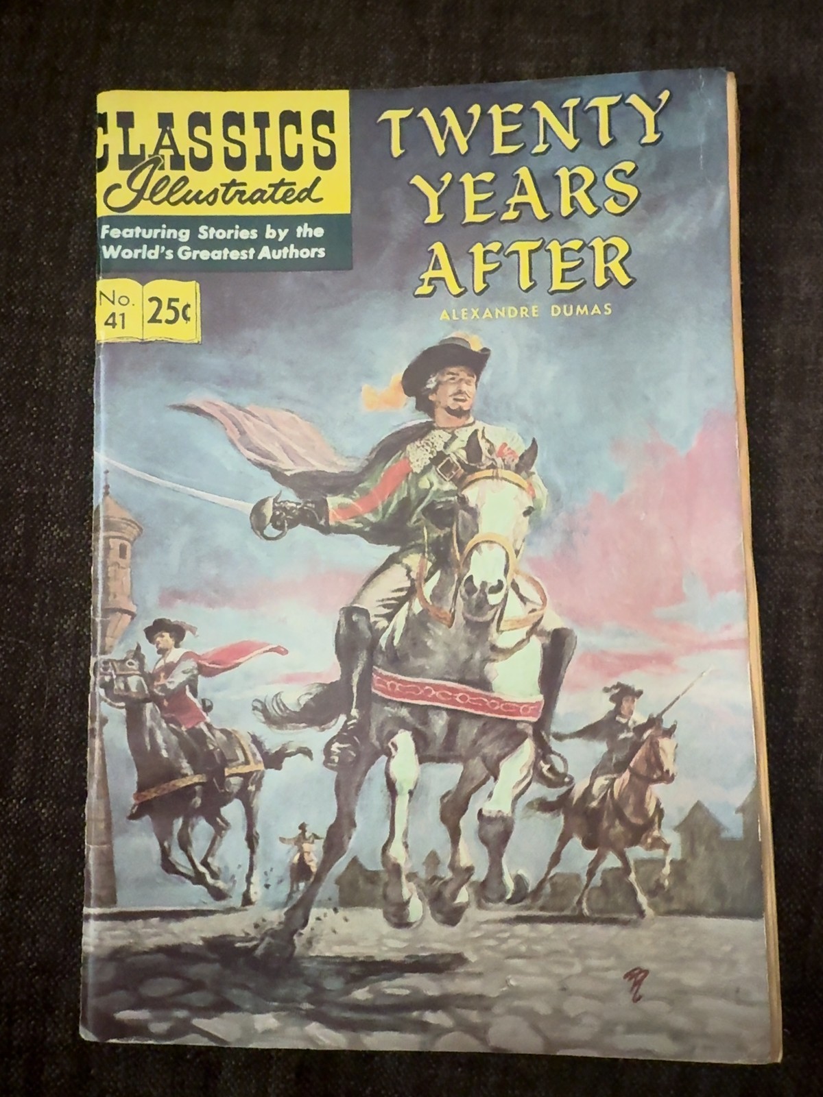 Classics Illustrated No. 41 Twenty Years After Alexandre Dumas