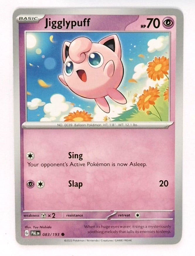 Carta Pokemon Jigglypuff 083/193 Paldea Evoluta