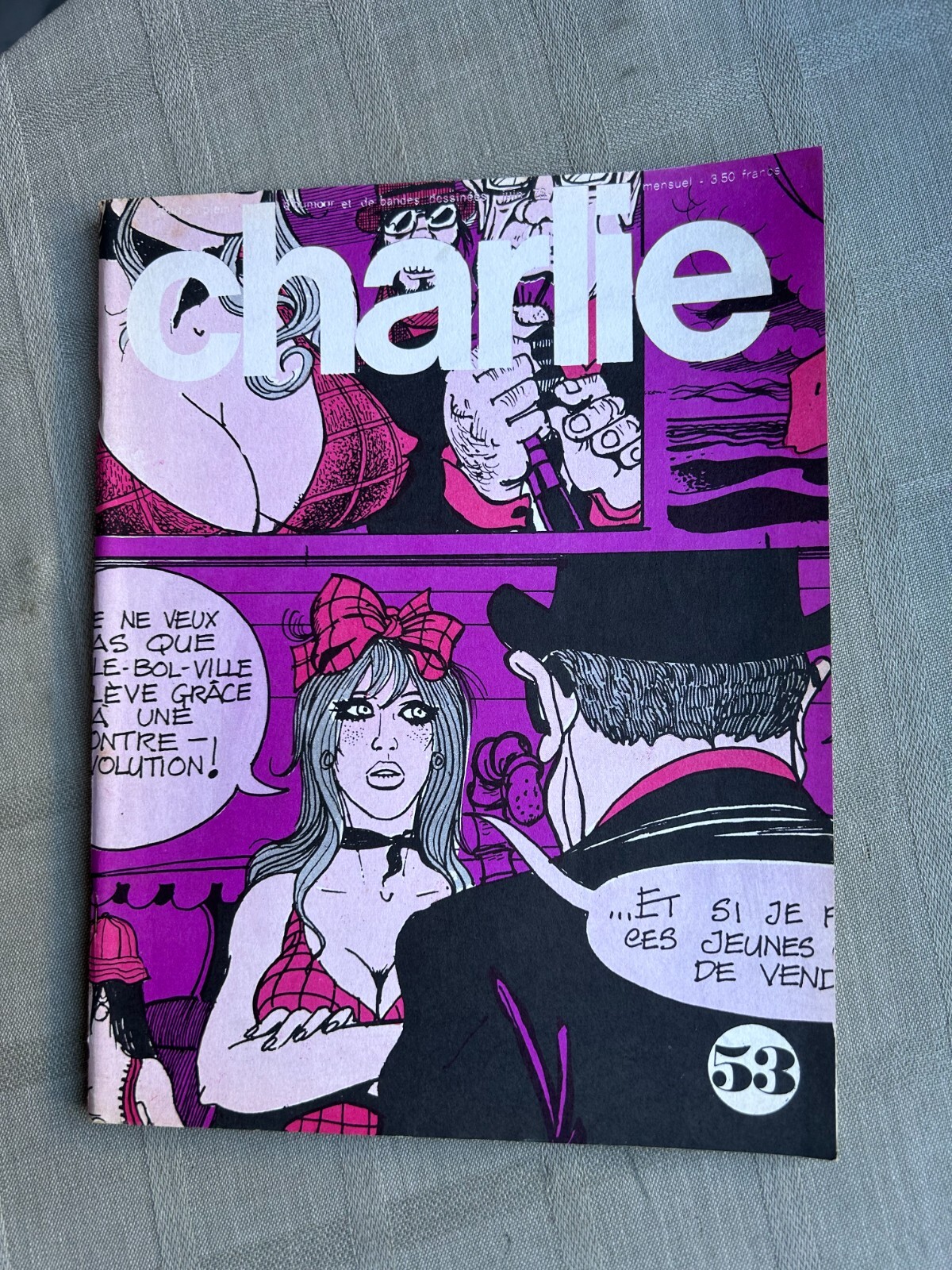 Charlie Mensile N°53 Giugno 1973 In Molto Buone Condizioni