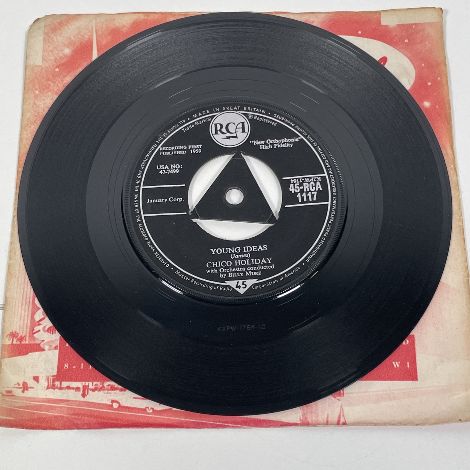 Chico Holiday Young Ideas 7” Single Vinyl Record 45rpm Cuckoo Girl TRI RCA 1117