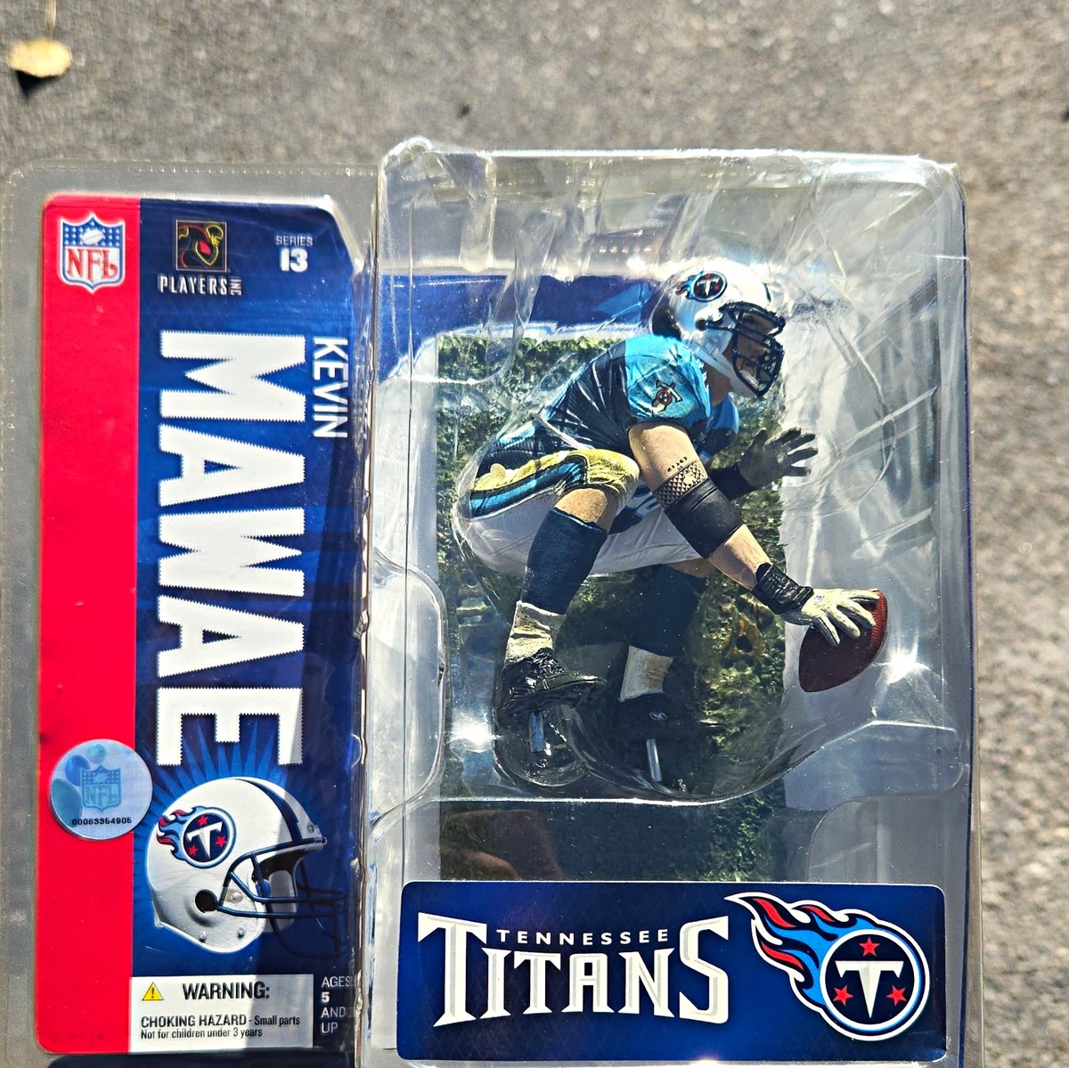 Modellino McFarlane Toys Sports Picks NFL Series 13 Kevin Mawae Titans 2006