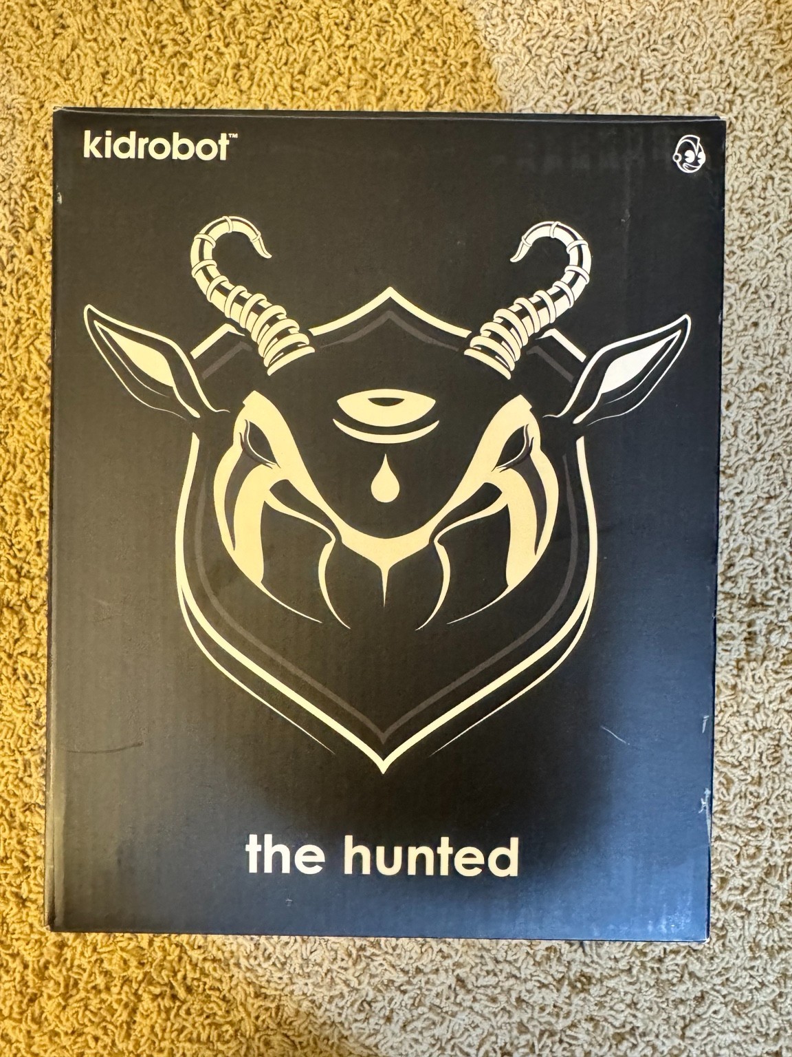 Kidrobot Dunny 8" The Hunted by Colus 2013 Limited Edition Black Vinyl