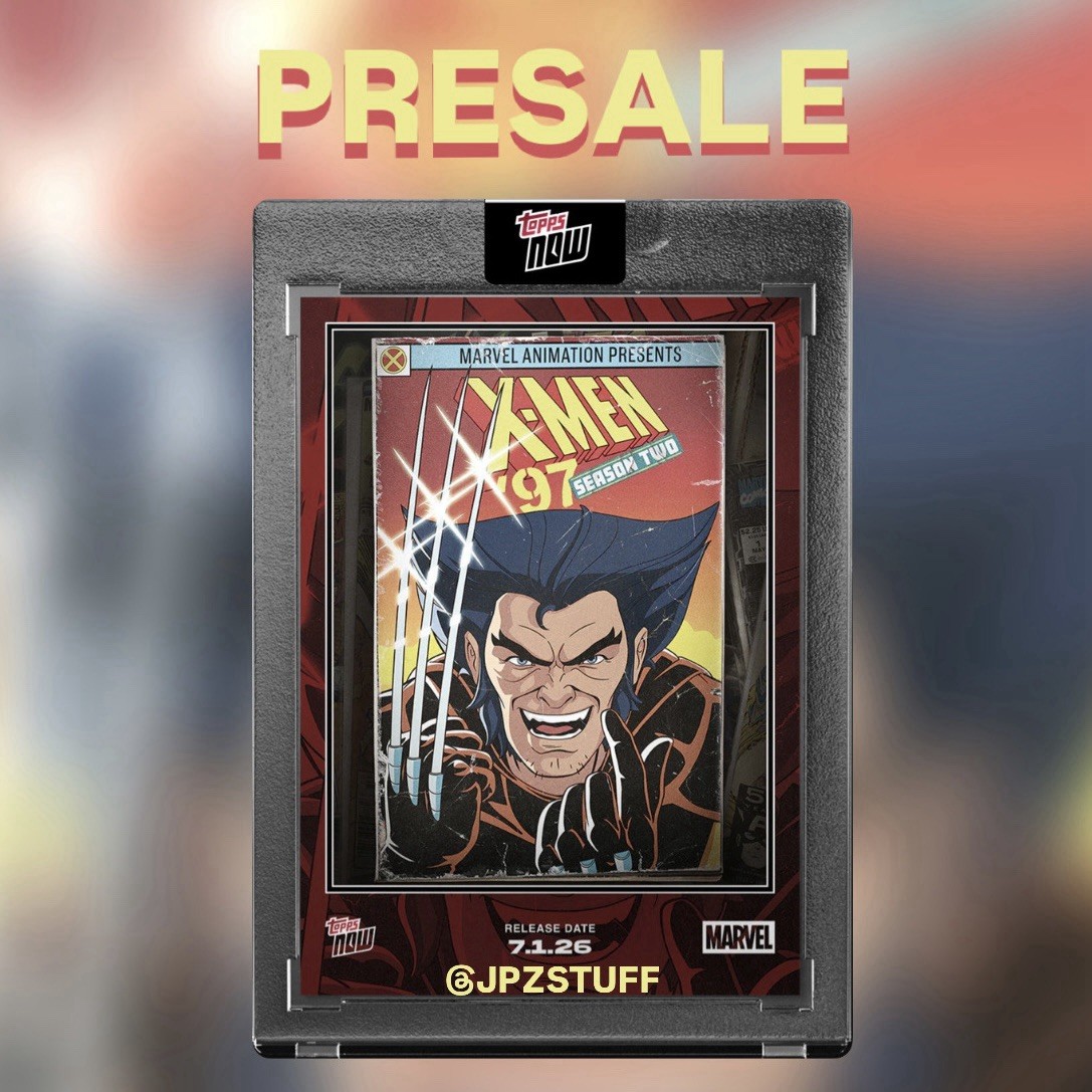 2026 Marvel Topps Now X-Men 97 stagione 2 poster card prevendita