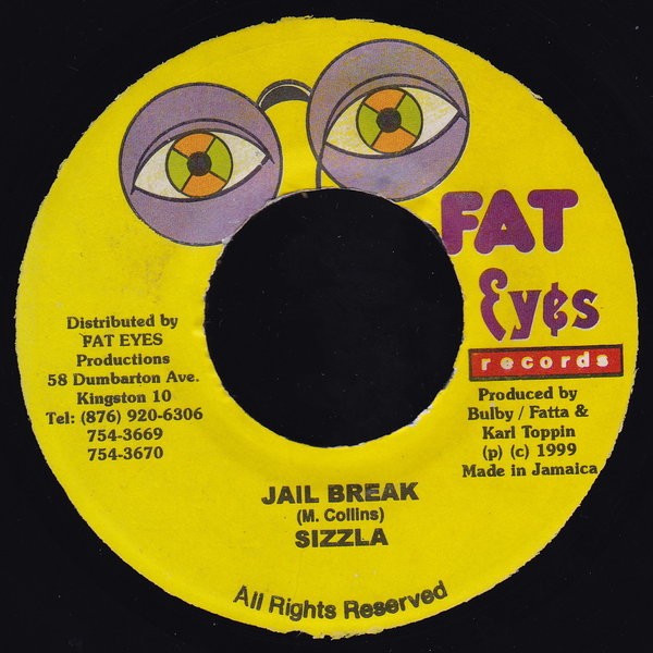 Sizzla - Jail Break (7") (Very Good Plus (VG+)) - 3657590982