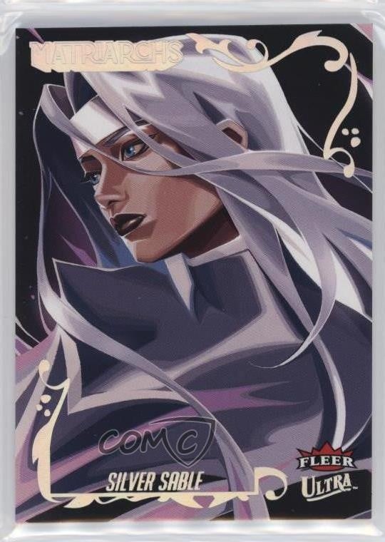 2024 Fleer Ultra Matriarchs of Marvel Silver Spectrum Foil Silver Sable #51 5y7