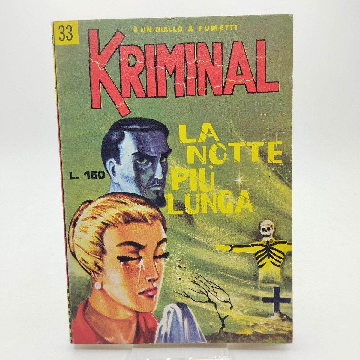KRIMINAL N. 33   OTTIMO EDICOLA  AUT. 6636  ED. CORNO GEN. 1966  [ST][UFF-32-33]