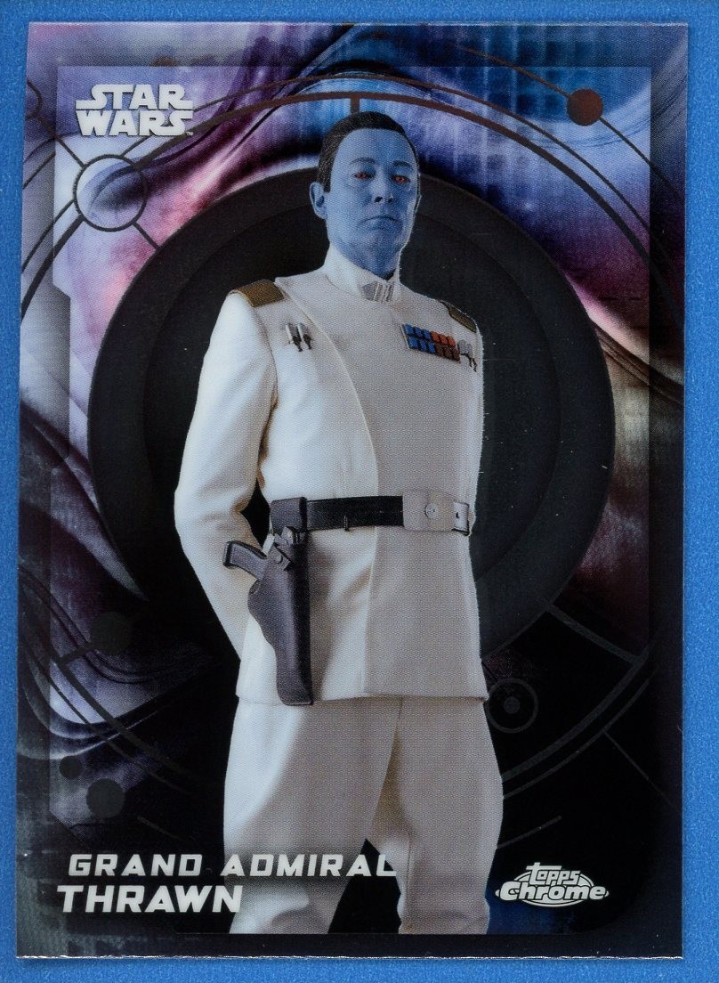 2026 Topps Chrome Star Wars #33 Grand Admiral Thrawn Ahsoka