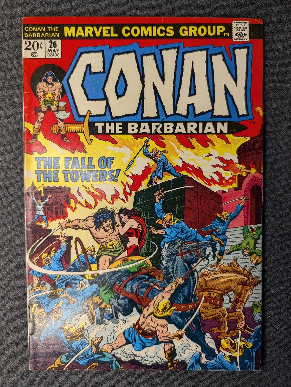 Conan the Barbarian #26 (Marvel Comics 1973) FN approx 6.0