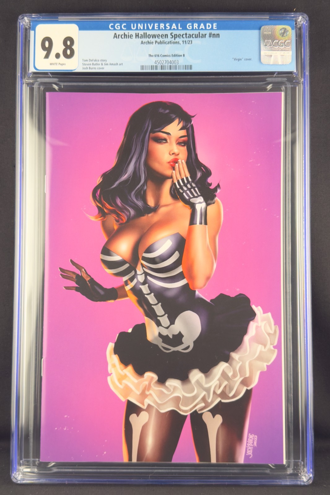 Archie Halloween Spettacolare (2023) CGC 9.8 Josh Burns Virgin Variant B Ltd 250