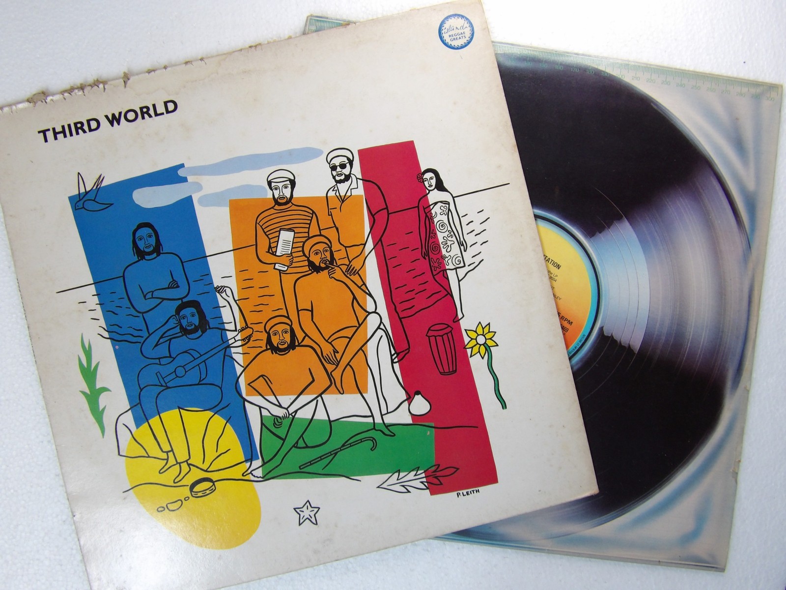Third World:  Reggae Greats 1985 LP + Free Cool Meditation 12"