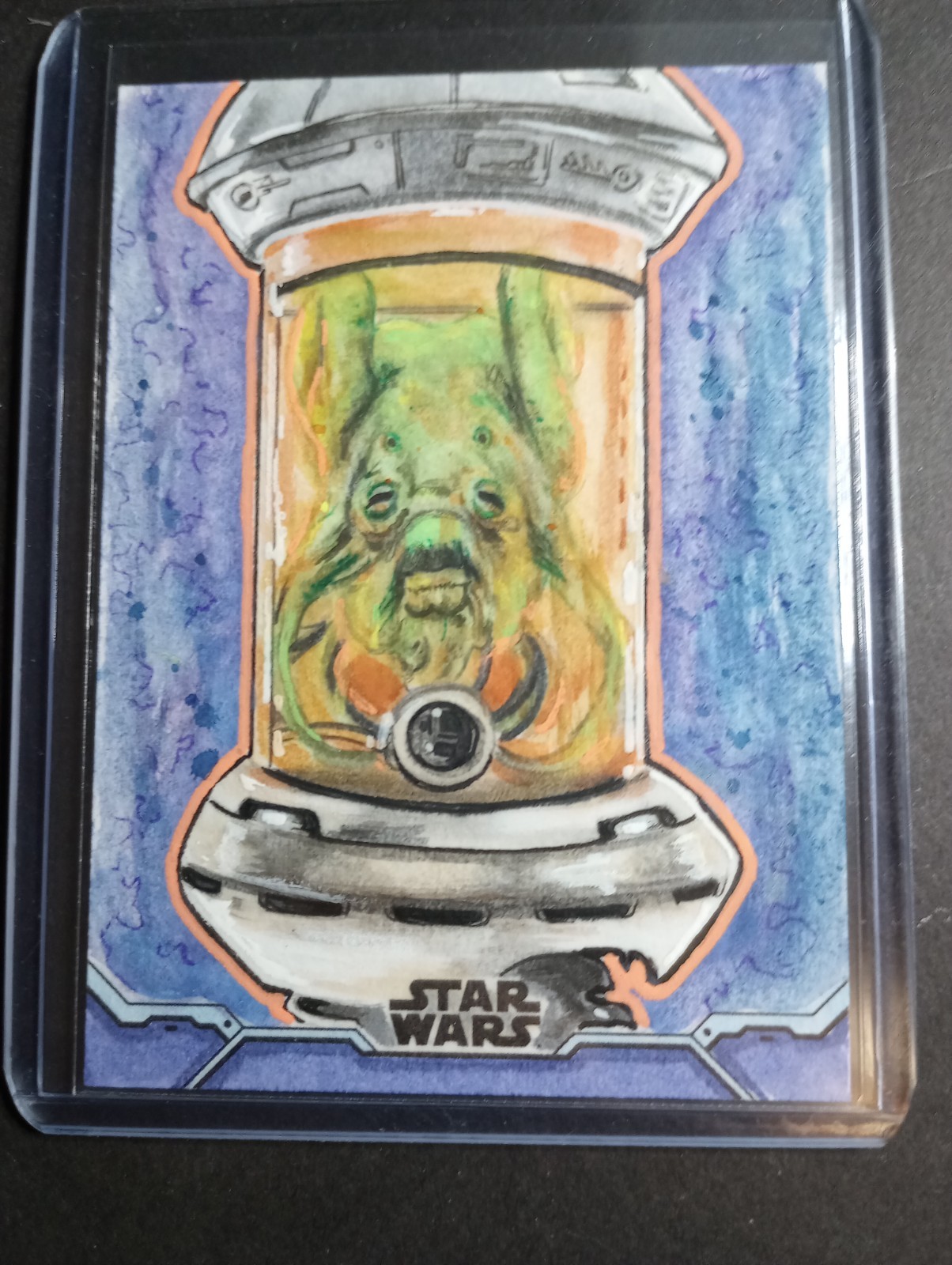 Star Wars Topps Sketch Card 1/1 - Luleo Primoc - Solo - Keith Farnum Artist