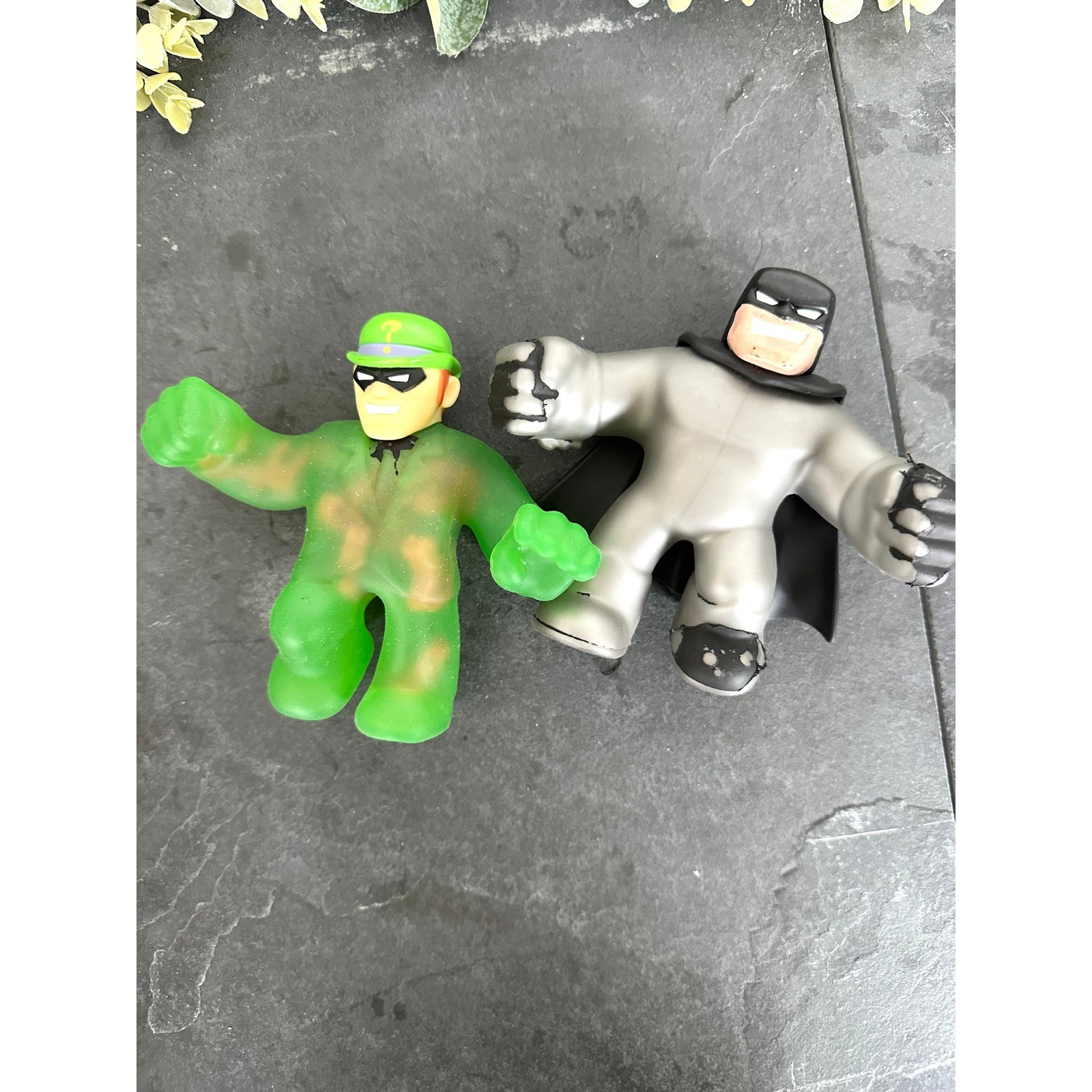 Heroes of Goo Jit Zu DC Versus Metallic Batman & The Riddler S2 stress elastico