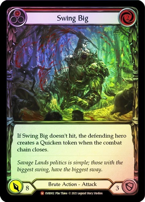 Swing Big 🏏 Everfest Brute Attack [EVR002] Rainbow Foil, Majestic