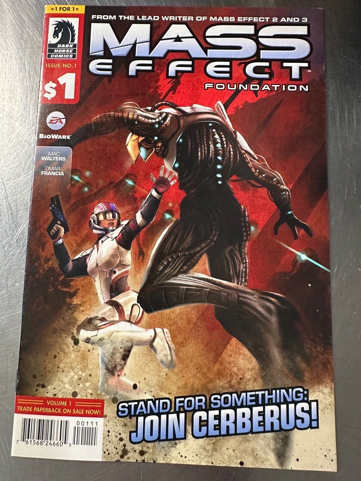Mass Effect Foundations Stand For Something Used Condition Comic Book