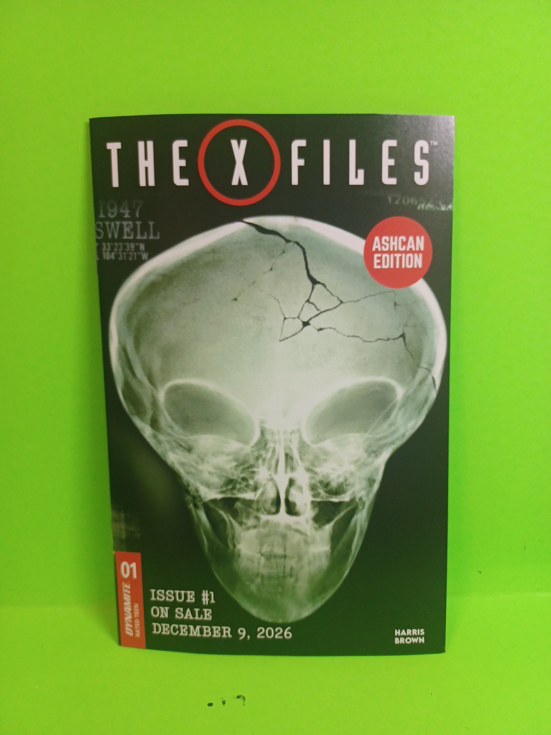 DYNAMITE ENTERTAINMENT THE X-FILES 1 ASHCAN PROMO EDITION NEW 2026 /IND8 /