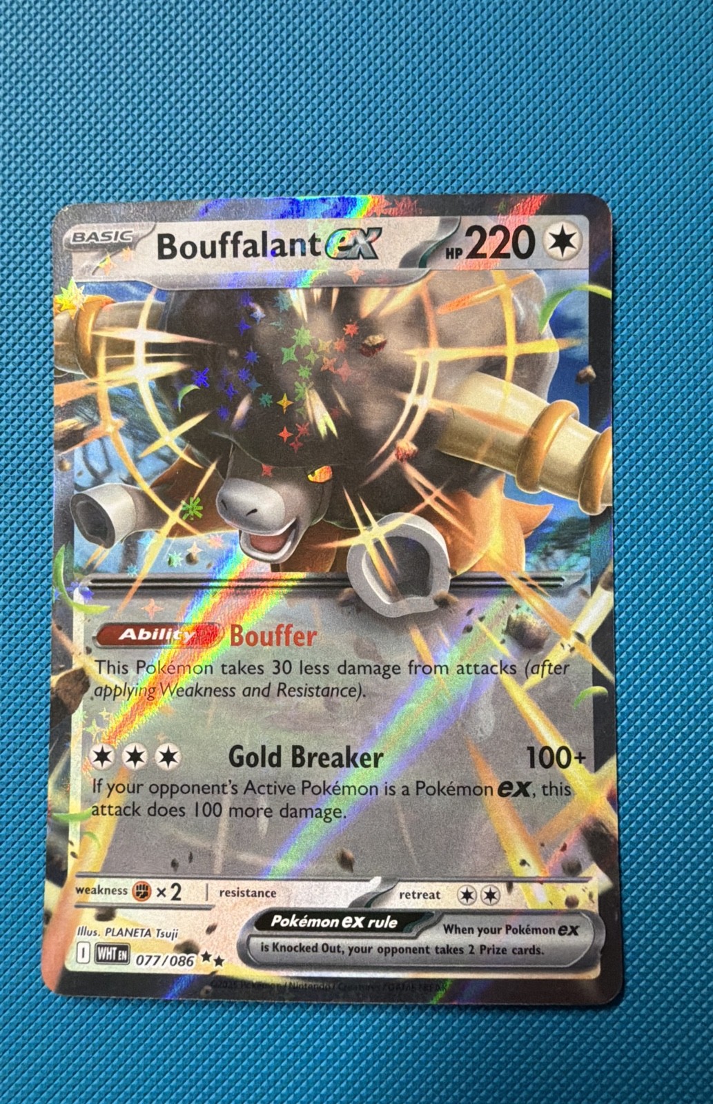 Bouffalant ex 077/086 Sv: White Flare Holo