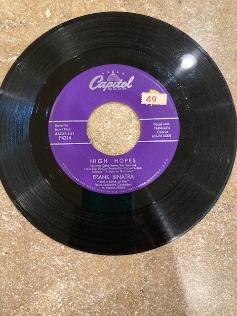 Frank Sinatra – High Hopes EP Record 1959 Capitol Pop Vocal 45 RPM