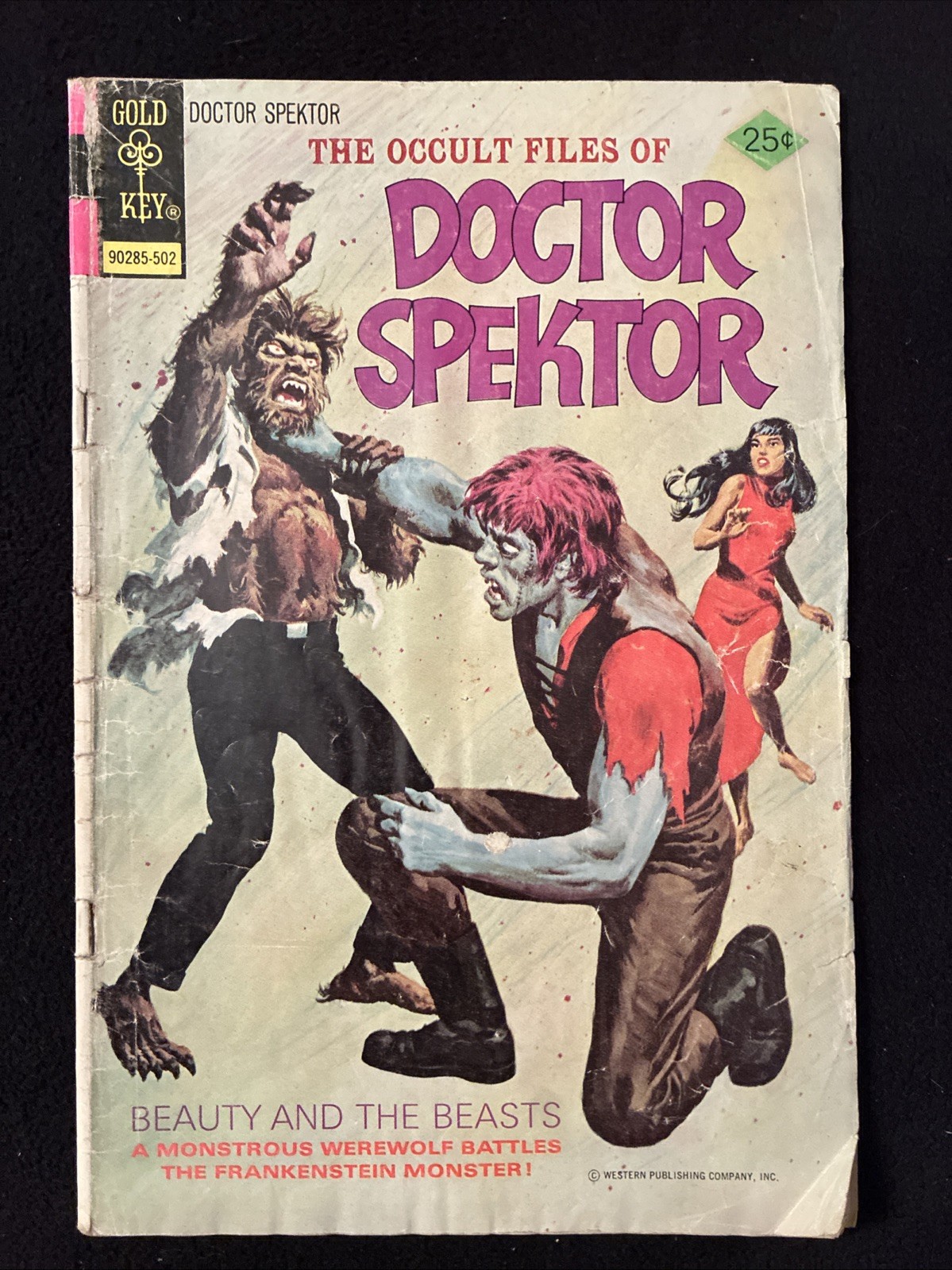 THE OCCULT FILES OF DOCTOR SPECTOR 12 1.8 CENTERFOLD DETACHED M14S