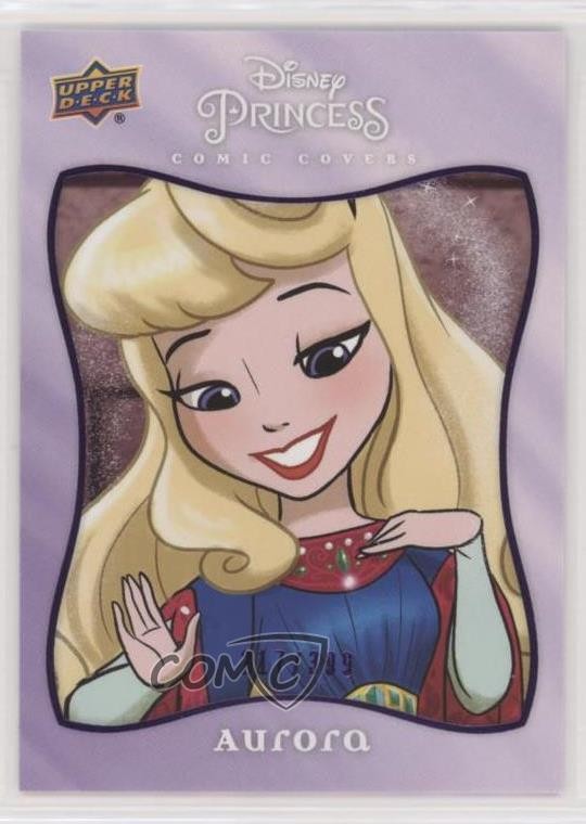 2019 Upper Deck Disney Comic Covers Purple 317/399 Princess Aurora #15 w5b