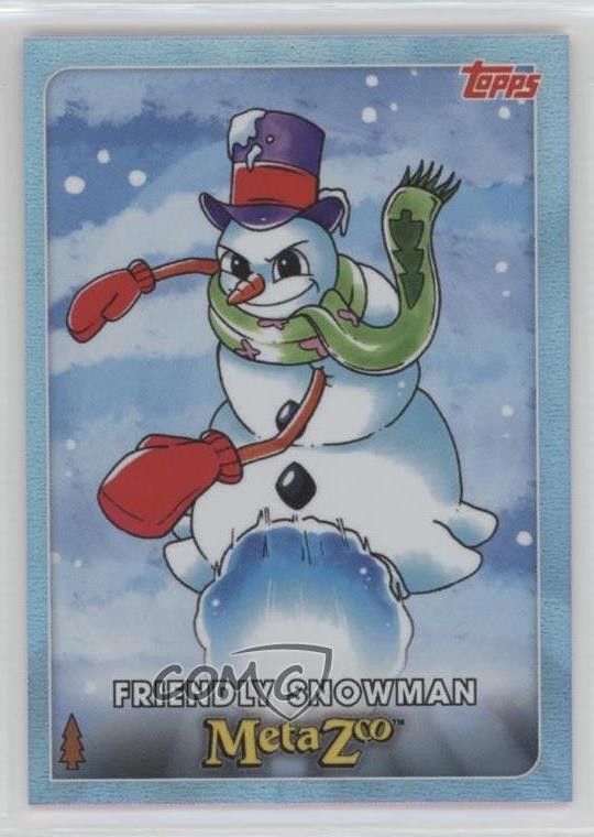 Pupazzo di neve 2022 Topps x MetaZoo Wilderness Foil Friendly #20 0vf
