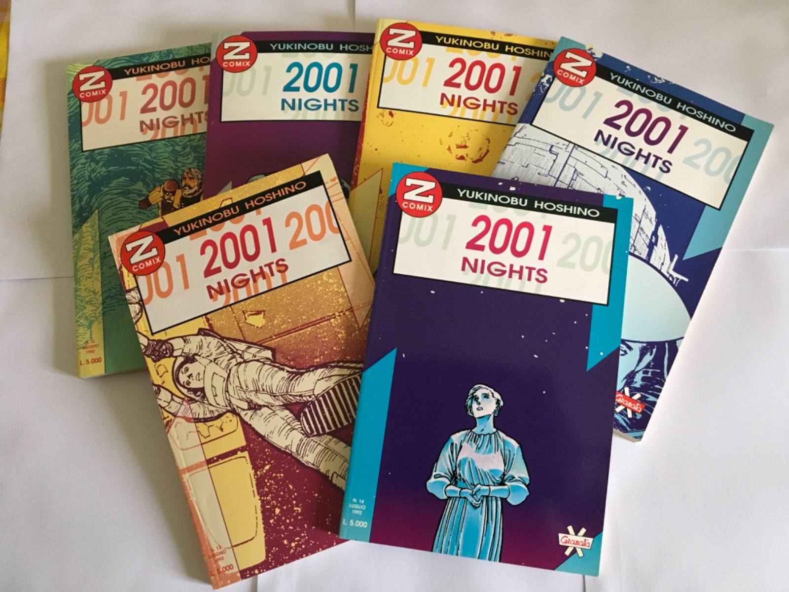 Manga serie completa 2001 Nights 1-6 Yukinobu Hishino  - Granata Press