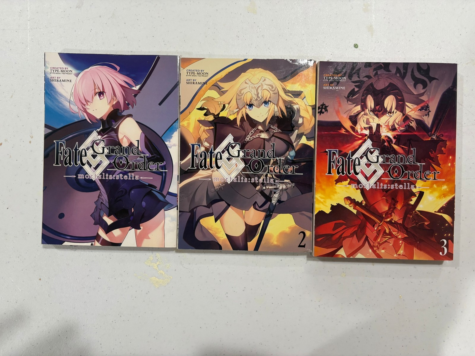 Fate/Grand Order Vol. 1-3 manga inglese ufficiale Kodansha TPB