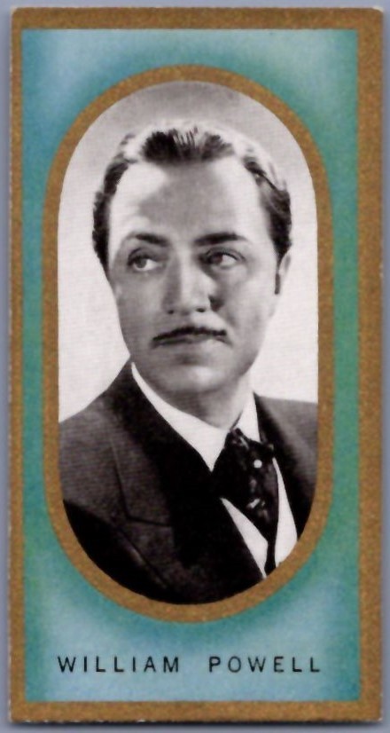 1938 Carreras Film Favourites - William Powell #36 - *EX*