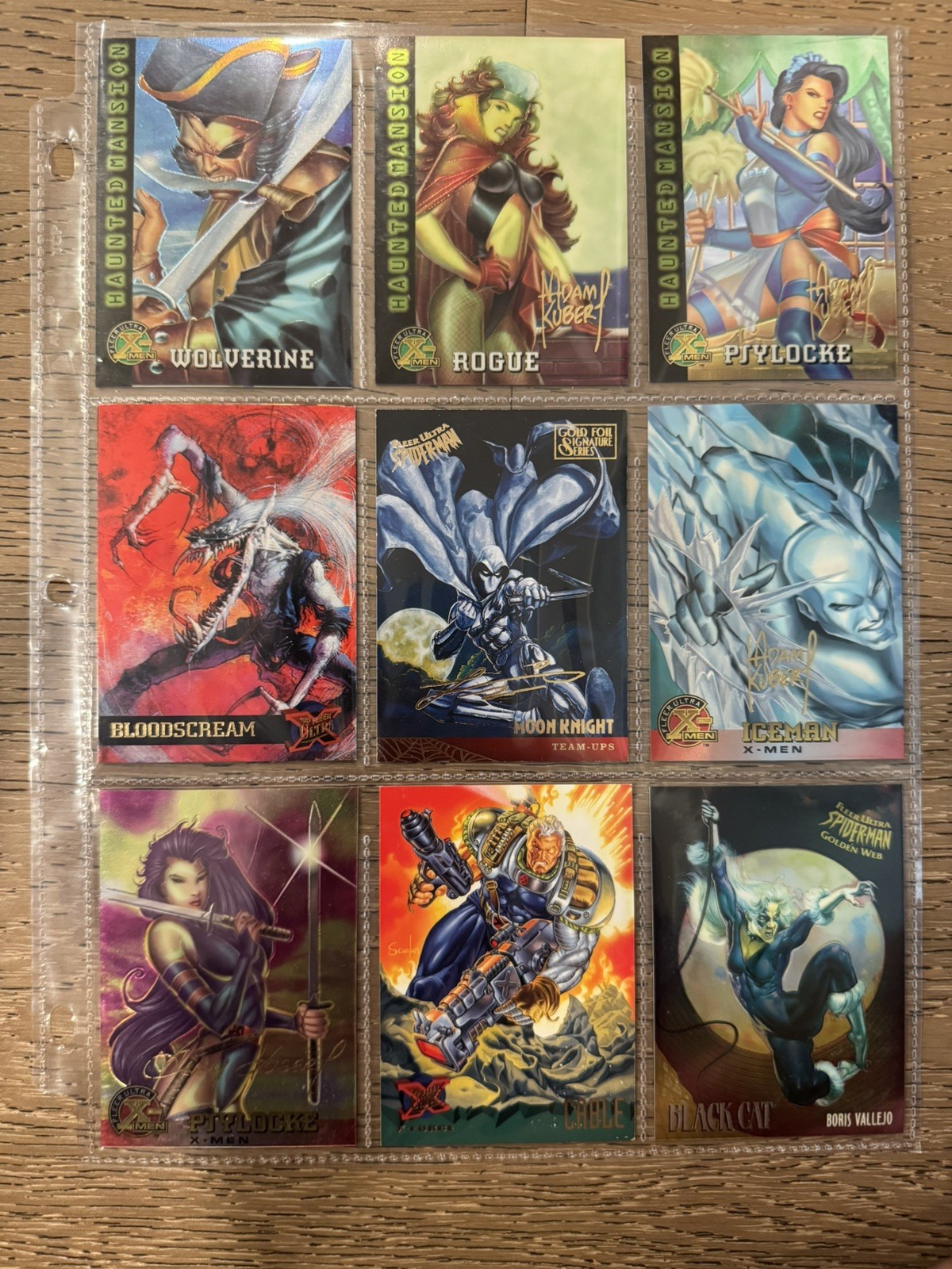 Lotto 300 carte collezione carte Marvel vintage X-Men, Spider-Man, Marvel Universe