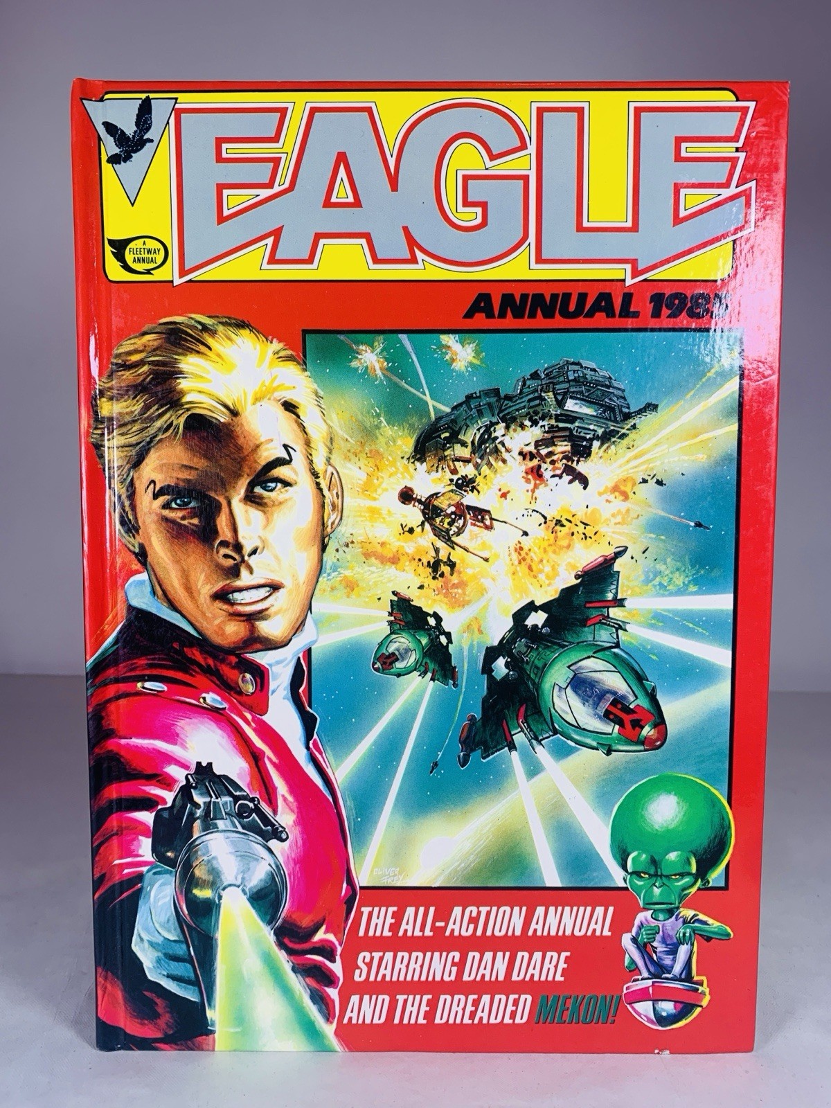 Eagle Annual 1985 Vintage Hardback Dan Dare Mekon Fleetway Comic Book