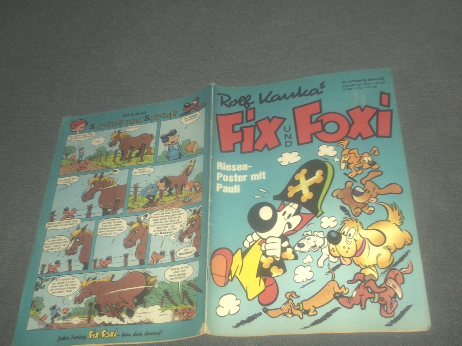 FIX E FOXI FUMETTO QUADERNO 21° ANNO VOLUME N.33