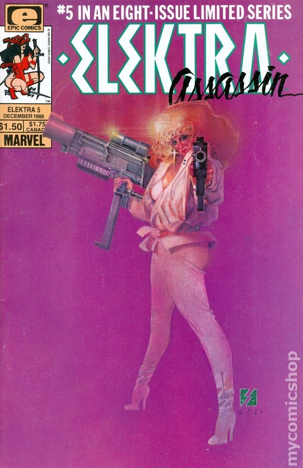 Elektra Assassin #5 VF 1986 Immagine Stock