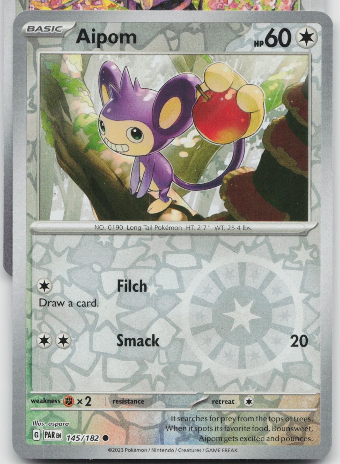 AIPOM 145/182 COMUNE PARADOSSO RIFT POKEMON NM