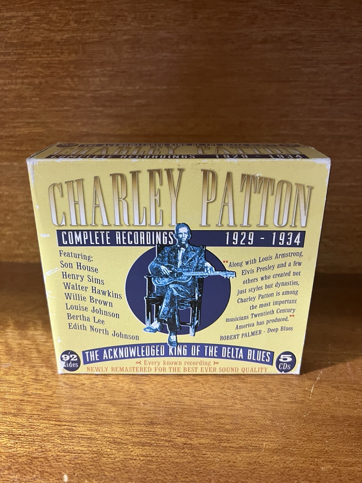 Charley Patton Complete Recordings 1929-1934 5 CD Box Set JSP Delta Blues HS