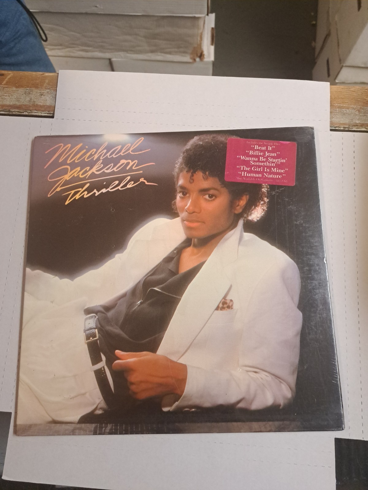 ✨Michael Jackson Thriller (1982 QE 38112)  Sealed/Factory Shrink, Beat It Billie