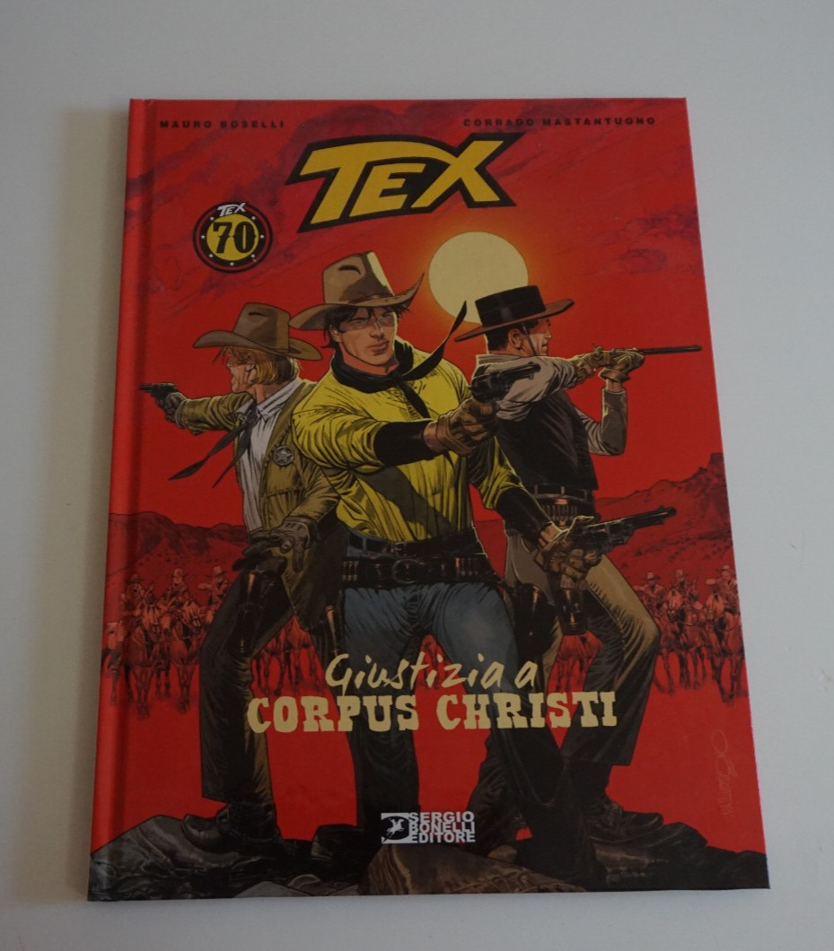 Tex cartonato Giustizia a Corpus Christi Corrado Mastantuono Bonelli Edit. 2018